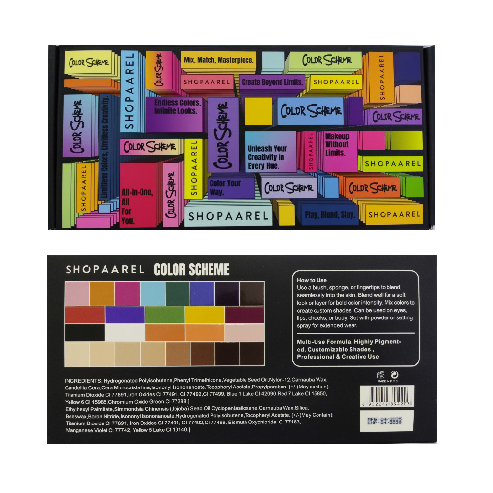 پالت رنگدانه Color Scheme شوپارل