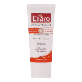 کرم ضد آفتاب بی رنگ انواع پوست SPF50 الارو