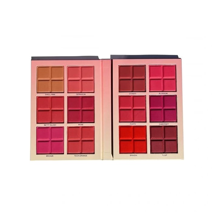 پالت رژگونه 12 رنگ داروج