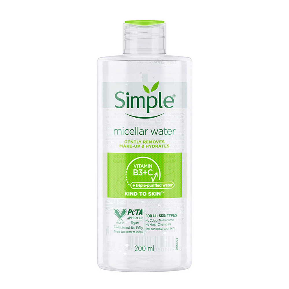 میسلار واتر سیمپل مدل Kind To Skin حجم 200 میلی لیتر