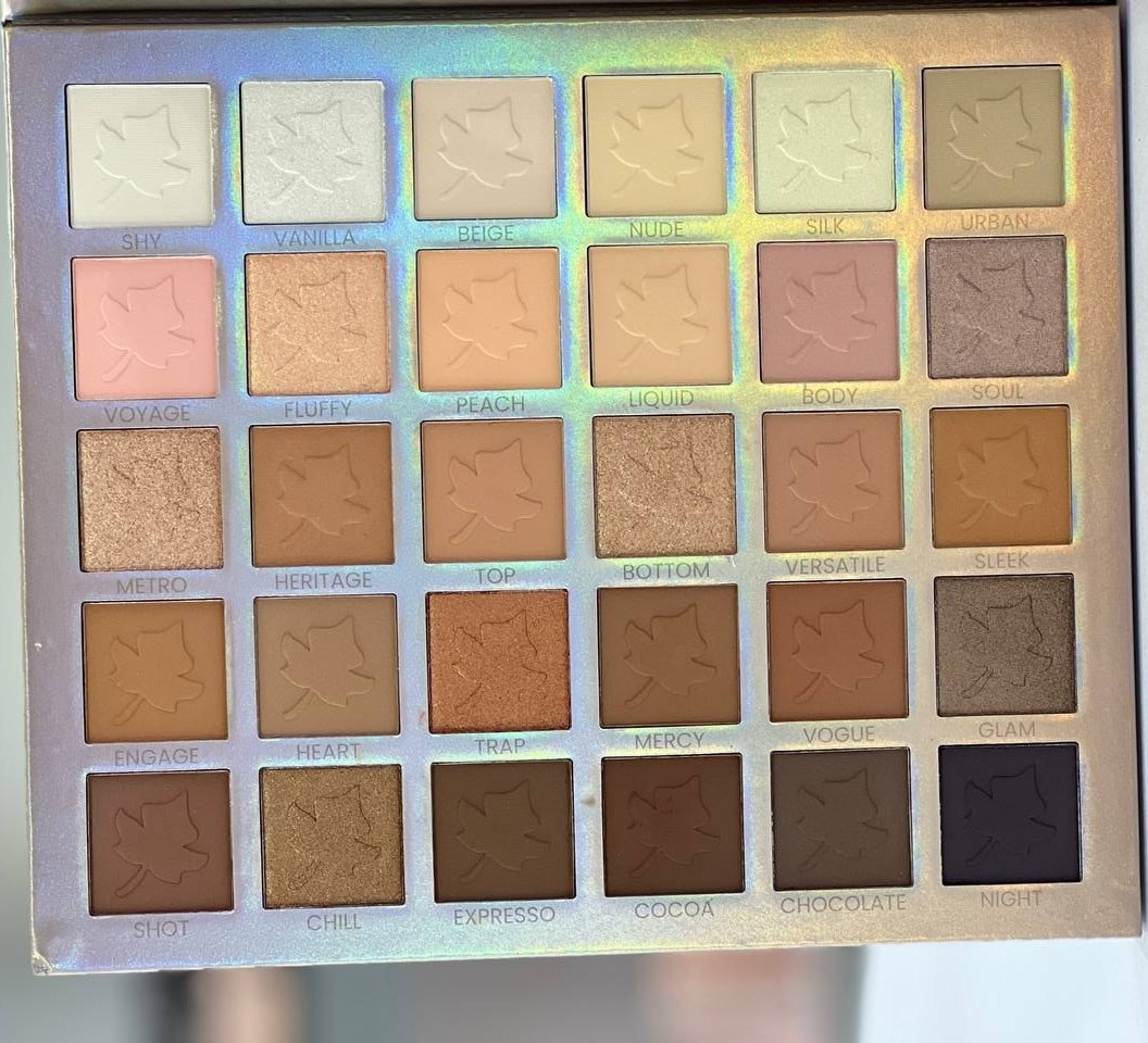 پالت سایه 30 رنگ فراروچی مدل BROWNS