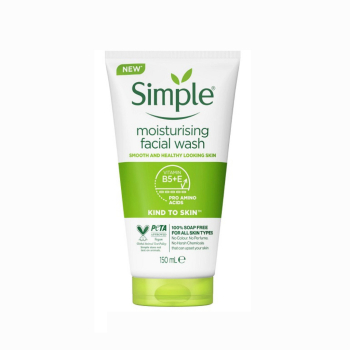 ژل شستشوی مرطوب کننده پوست moisturising سیمپل 150 میل ژل شستشوی مرطوب کننده پوست moisturising سیمپل 150 میل