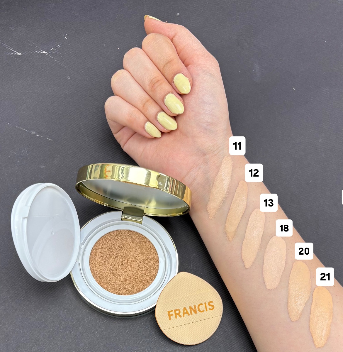 پنکک کوشن فرانسیس مدل Light Beige 21