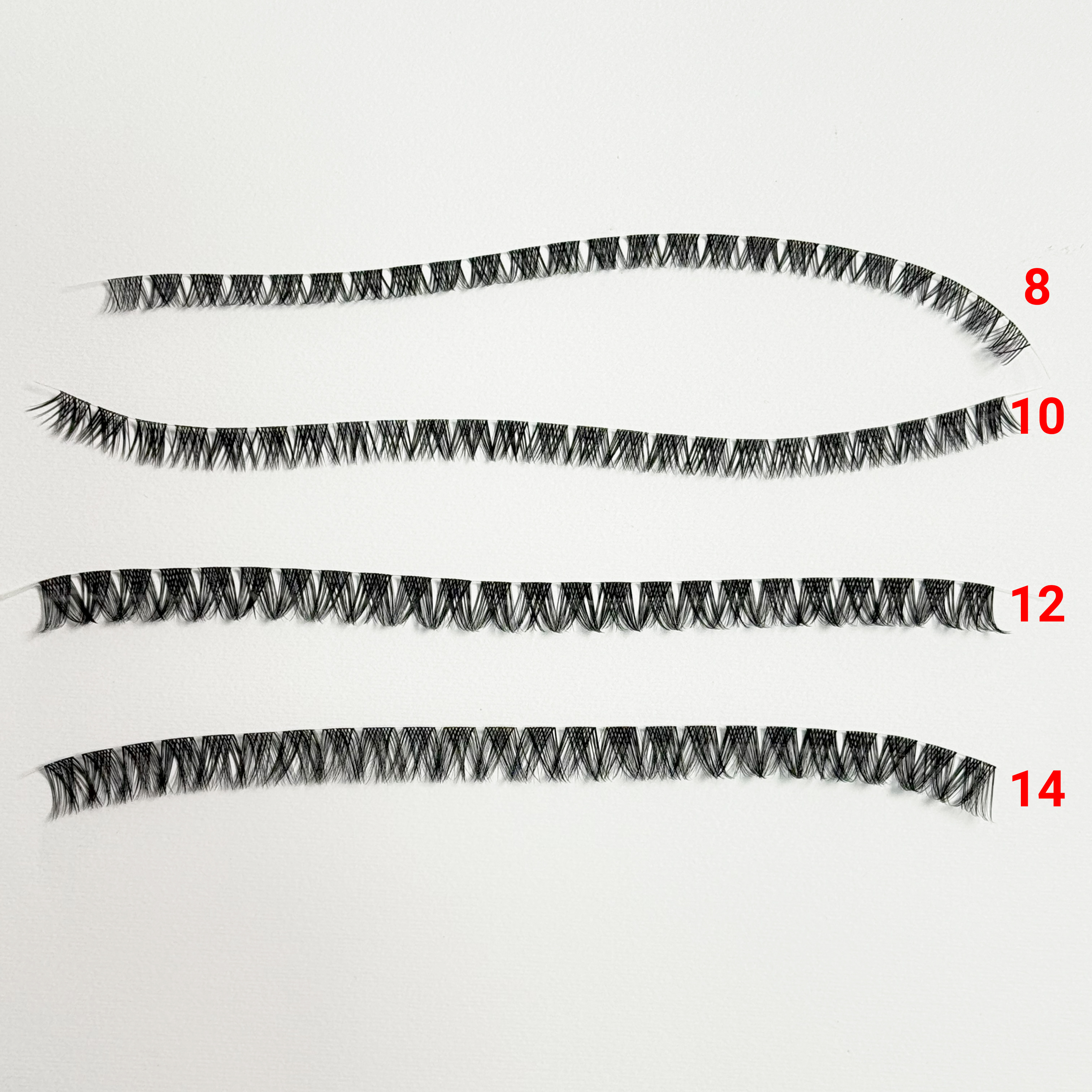 مژه ریسه ای فیشر سایز 14 بسته 10 عددی