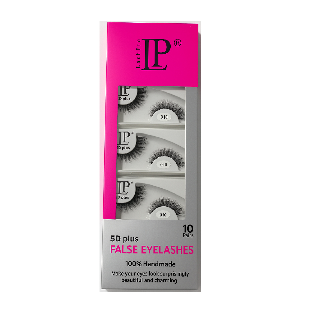 مژه مصنوعی لش پرو 5D Plus مدل 010 بسته 10 عددی