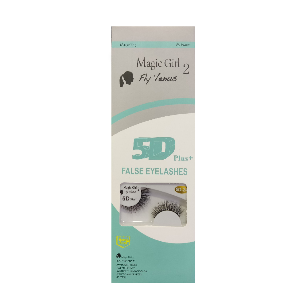 مژه مصنوعی مجیک گرل مدل 5D-24 بسته 10 عددی