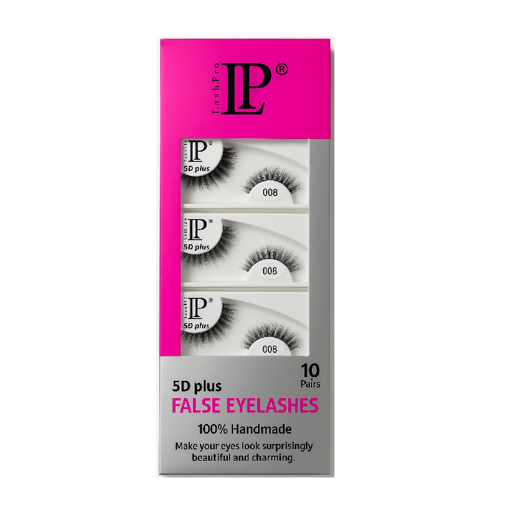 مژه مصنوعی لش پرو 5D Plus مدل 008 بسته 10 عددی