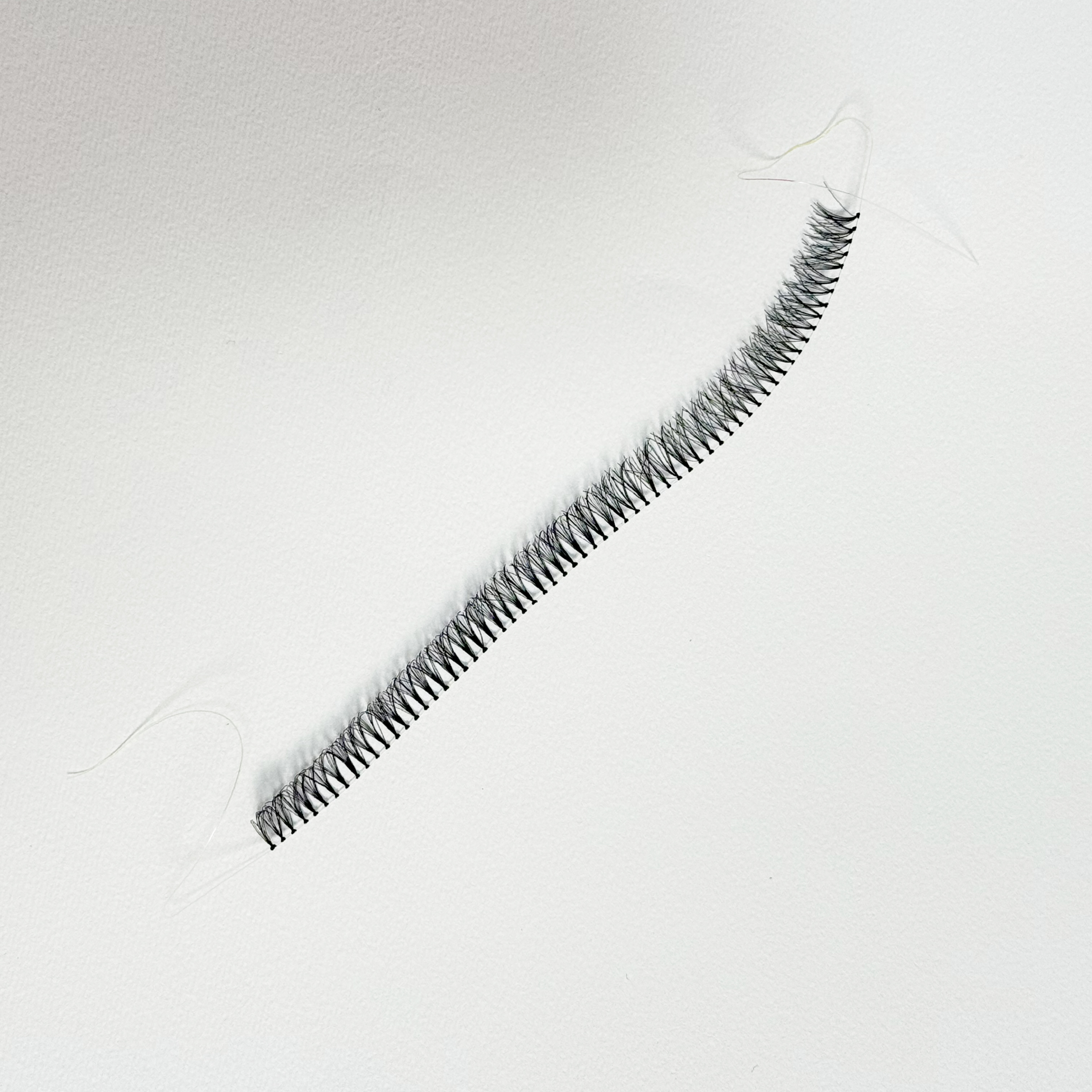 مژه ریسه ای ساده سایز 10 بسته 10 عددی