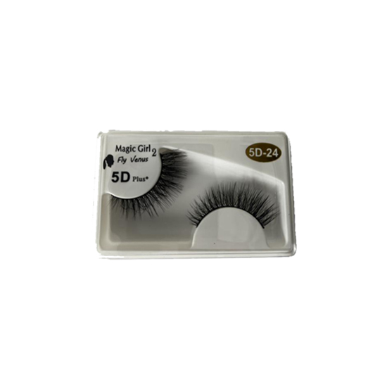 مژه مصنوعی مجیک گرل مدل 5D-24 بسته 10 عددی