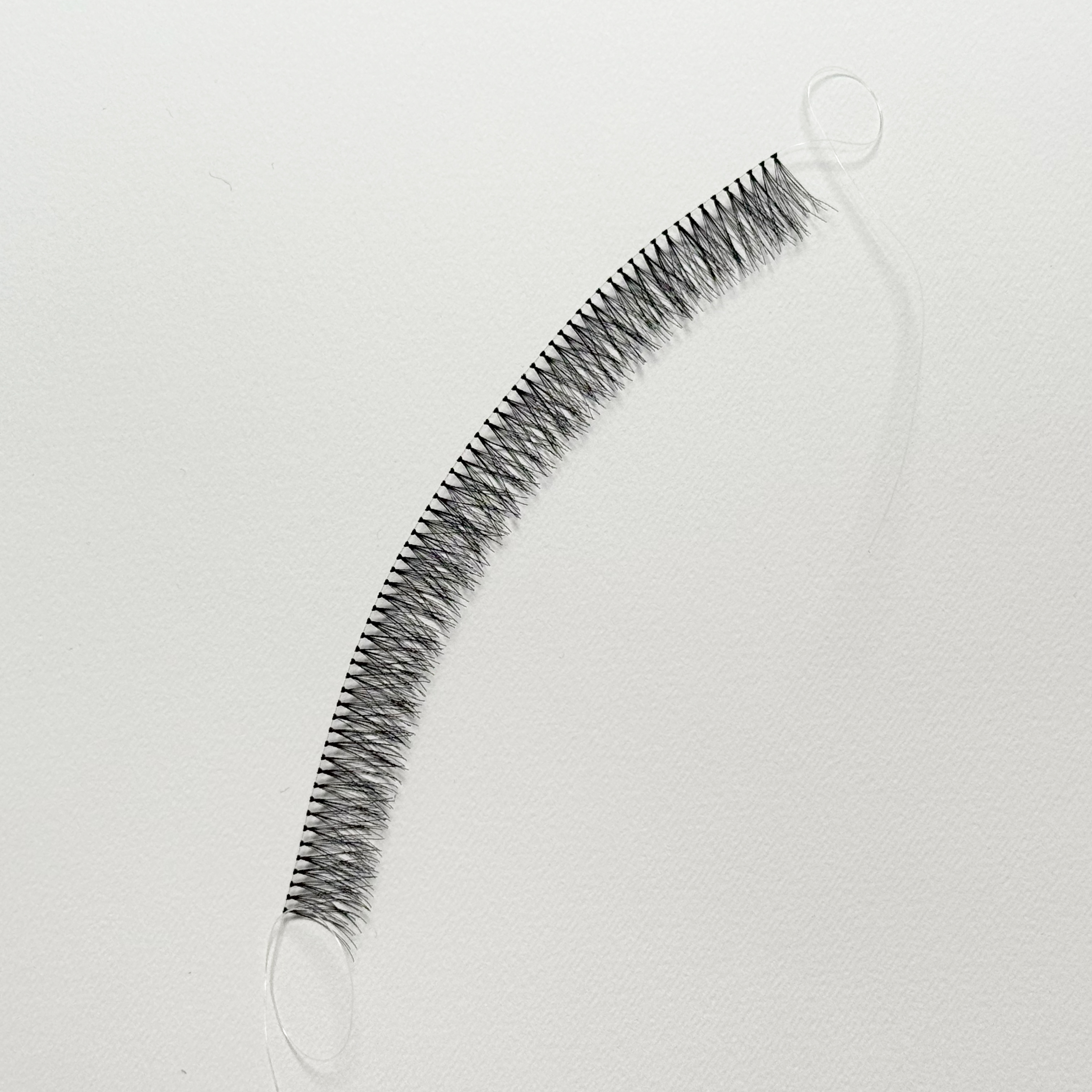 مژه ریسه ای ساده سایز 16 بسته 10 عددی