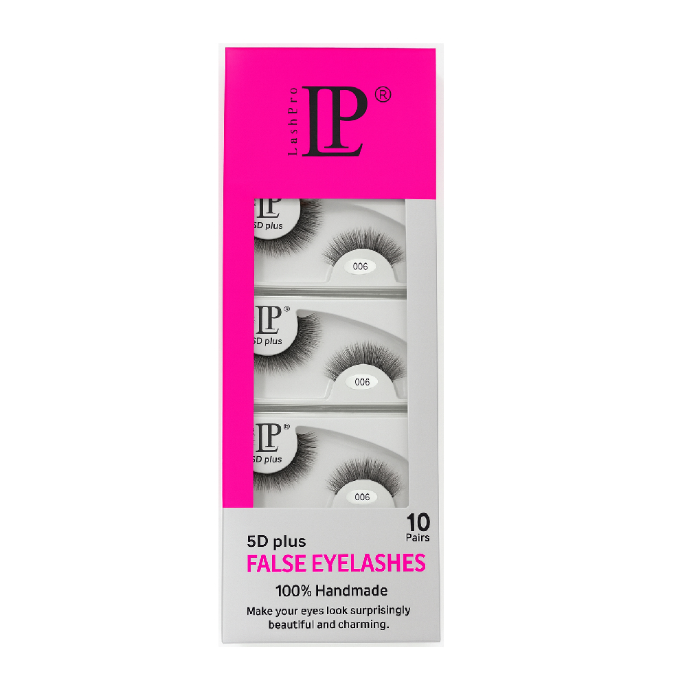 مژه مصنوعی لش پرو 5D Plus مدل 006 بسته 10 عددی