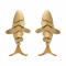 گوشواره گلدن فیش GOLDEN FISH کد VL007
