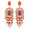 گوشواره آزورا قرمز AZURA RED کد VL015